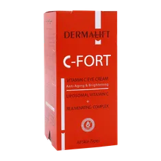 کرم دور چشم ویتامین سی درمالیفت 15 میلی لیتری | Dermalift C Fort Vitamin C Cream For Acne Prone Skin
