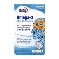 کپسول امگا 3 پلاس کورکومین یوروویتال | Eurho Vital Omega 3 Plus Curcumin 30 Caps