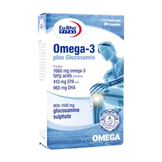 کپسول امگا 3 پلاس گلوکوزامین یوروویتال | Eurho Vital Omega 3 Plus Glucosamin 30 Caps