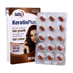 کپسول کراتین پلاس یوروویتال | Keratin Plus Capsule - Eurho Vital