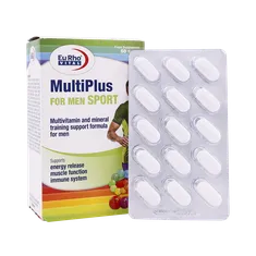 قرص مولتی پلاس فور من اسپرت یوروویتال | MultiPlus for Men Sport Tablet - Eurho vital