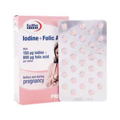 قرص ید و فولیک اسید یوروویتال | Iodine And Folic Acid - EuRho VITAL