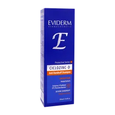 شامپو ضد شوره موهای خشک سیکلوزینک دی اویدرم | Ciclozinc-D Anti-dandruff Shampoo for Dry Hair - Eviderm