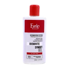 ژل شستشوی صورت روشن کننده بایو وایت اورین | Evrin Biowhite Syndet Gel 200ml
