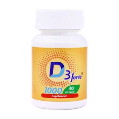 قرص D3 1000 فورت آرین سلامت سینا | Arian Salamat Sina D3Forte 1000 Tablet