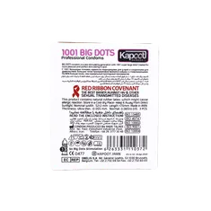 کاندوم خاردار بیگ داتس کاپوت 3 عددی | 1001 Big Dots 3 Pcs - Kapoot 