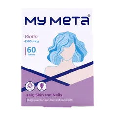 قرص بیوتین 4500 میکرو گرم مای متا | My Meta Biotin 4500 mcg 60 Tablets