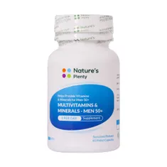 کپسول مولتی ویتامین و مینرال آقایان +50 سال نیچرز پلنتی | Natures Plenty Multivitamins And Minerals Mens Up 50 years Caps