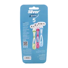 خودتراش 5 لبه زنانه گلوریا 5 سیلور | Gloria5 Ladies Five Blade Razor - Silver