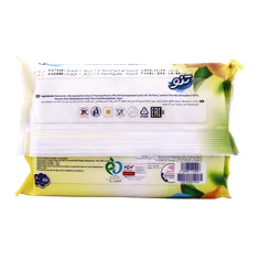 دستمال مرطوب لیمو تنو 60 عددی | Multi-purpose Lemon-perfumed Wet Wipe - Teno