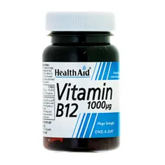قرص ویتامین B12 هلث اید 1000 میکروگرم | Vitamin B12 Sublingual Tablet - Health Aid 