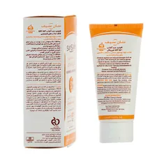 فلوئید ضد آفتاب فیزیکال SPF50 سان سیف پوست حساس | Physical Non-tinted Sunblock Fluid SPF 50 for Sensitive Skin - Sun Safe 