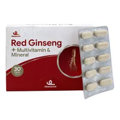 قرص رد جینسینگ پلاس مولتی ویتامین و مینرال ویتامین لایف | Red Ginseng + Multivitamin and Mineral Tablet - Vitamin Life
