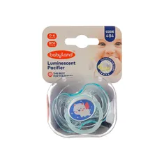 پستانک شب تاب ارتودنسی بیبی لند کد 484 | Luminescent Pacifier Code 484 - Baby Land