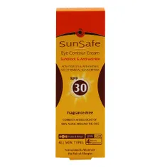 ضد آفتاب دور چشم SPF30 سان سیف | Sunblock and Anti-wrinkle Eye Contour Cream SPF 30 - Sun Safe