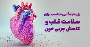 رژیم غذایی مناسب برای سلامت قلب و کاهش چربی خون