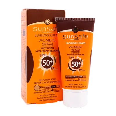 تصویر کرم ضد آفتاب فاقد چربی SPF 50 سان سیف