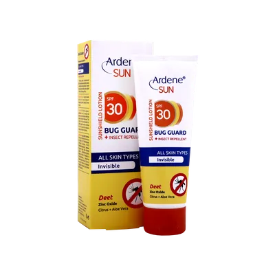 تصویر لوسیون ضد آفتاب با خاصیت دافع حشرات SPF 30 آردن 75 گرمی