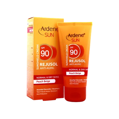 تصویر ضد آفتاب رنگی SPF90 آردن پوست خشک