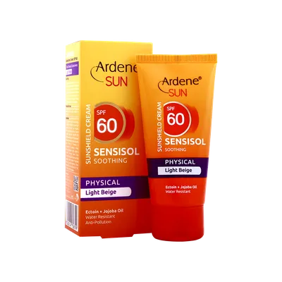 تصویر ضد آفتاب رنگی فیزیکال سنسی سول SPF60 آردن