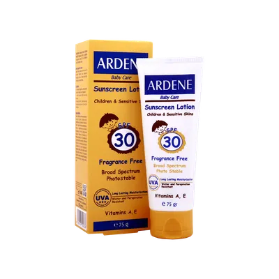 تصویر لوسیون ضد آفتاب SPF 30 آردن کودکان و پوست حساس