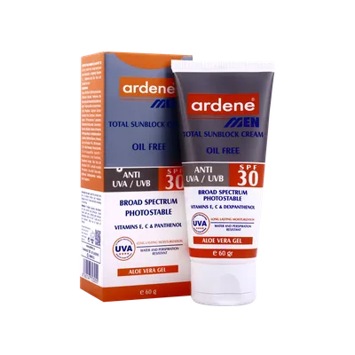 تصویر ضد آفتاب فاقد چربی SPF30 آقایان آردن