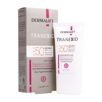 تصویر فلوئید ضد آفتاب SPF 50 ترنکسید درمالیفت 40 میلی لیتری