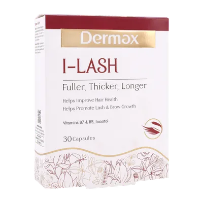 تصویر کپسول آی لش درمکس تقویت مژه و ابرو 30 عددی