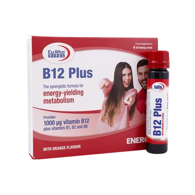 تصویر ویال ویتامین B12 پلاس یوروویتال