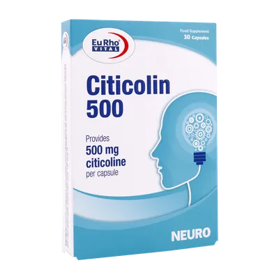 تصویر کپسول سیتی کولین 500 یوروویتال تقویت حافظه 30 عددی