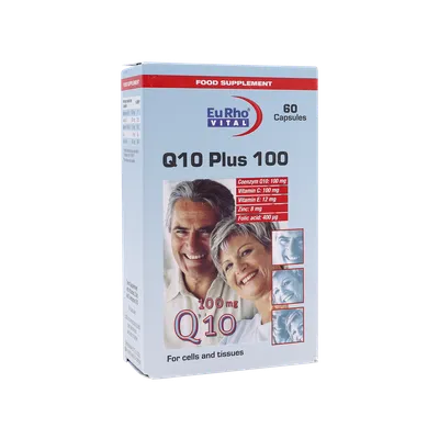 تصویر قرص کیوتن پلاس 100 میلی گرم یوروویتال 60 عددی