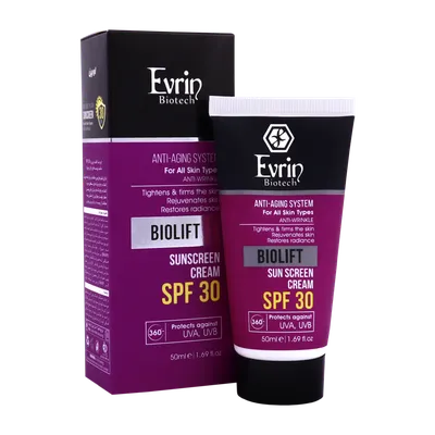 تصویر کرم ضد آفتاب بایولیفت SPF 30 اورین پوست دارای چروک