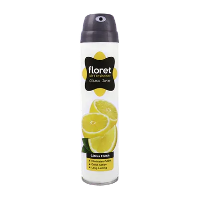 تصویر  اسپری خوشبو کننده هوا فلورت Citrus Fresh سری کلاسیک 