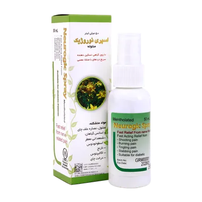 تصویر اسپری نوروژیک منتوله گلدارو 50 میلی لیتری