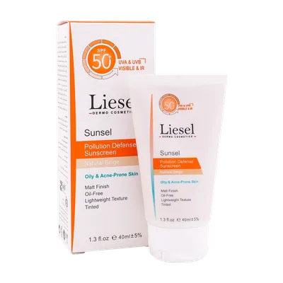 تصویر کرم ضد آفتاب SPF 50 لایسل پوست چرب و مستعد آکنه 