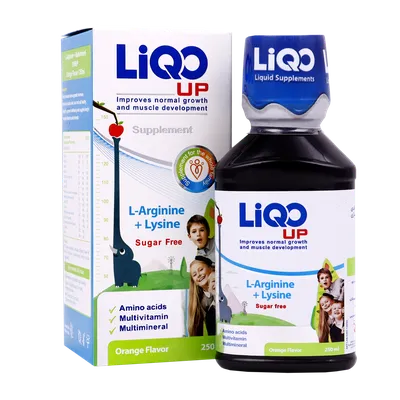 تصویر شربت ال آرژین لیکو آپ ابیان فارمد 250 میلی لیتری