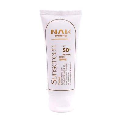 تصویر  کرم ضد آفتاب SPF 50 رنگی مات انواع پوست ناک