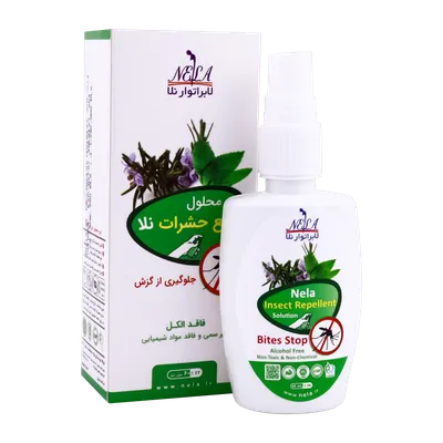 تصویر محلول دافع حشرات نلا 60 میلی لیتر