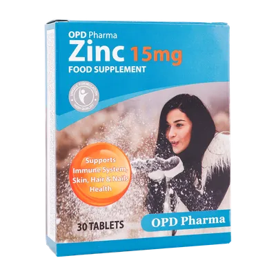 تصویر قرص زینک او پی دی فارما 30 عددی