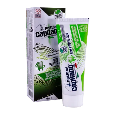 تصویر خمیر دندان محافظ لثه نعنایی Gum Protection پاستا دل کاپیتانو