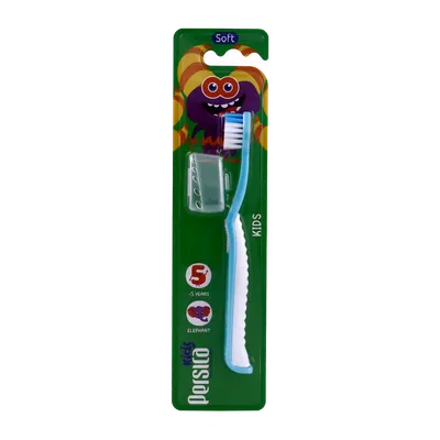 تصویر مسواک نرم کودک پرسیکا 5 سال به بالا کد P314