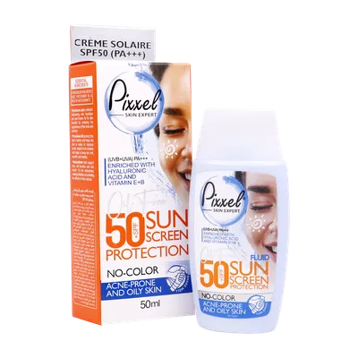 تصویر کرم ضد آفتاب پوست چرب SPF50 پیکسل