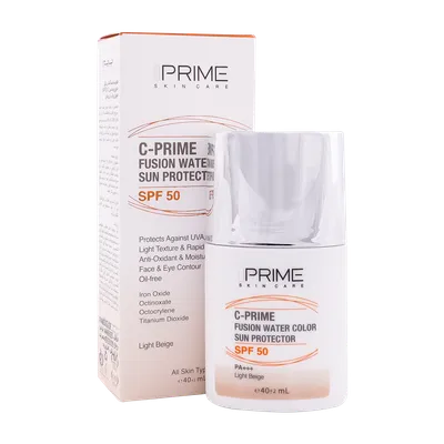 تصویر فلوئید ضد آفتاب فیوژن واتر پریم SPF 50