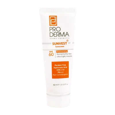 تصویر کرم ضد آفتاب SPF 60 و مرطوب کننده سان وست پرودرما 