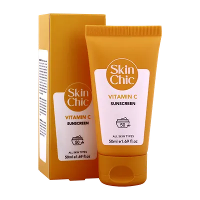 تصویر کرم ضد آفتاب SPF 50 ویتامین سی اسکین شیک 50 میلی لیتری 