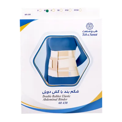 تصویر شکم بند با کش دوبل طب و صنعت کد 60430