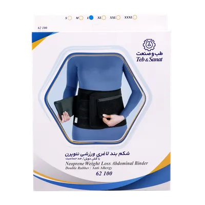 تصویر شکم بند لاغری نئوپرن طب و صنعت کد 62100