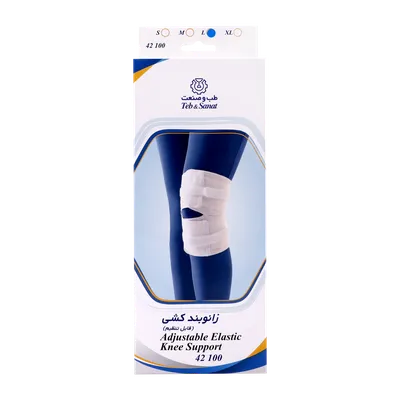 تصویر زانو بند کشی قابل تنظیم طب و صنعت کد 42100 