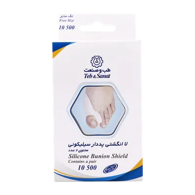 تصویر لا انگشتی پددار سیلیکونی طب و صنعت کد 10500 