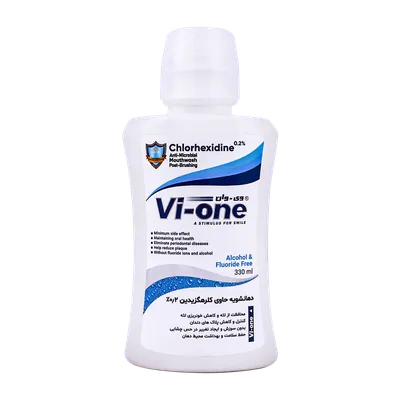 تصویر دهانشویه 0.2% کلرهگزیدین وی وان 330 میلی لیتری